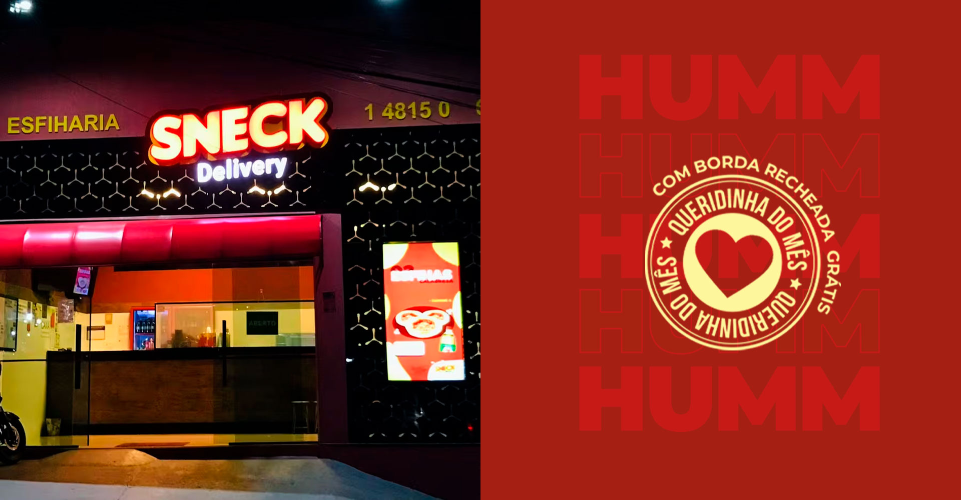 Identidade Visual Sneck Delivery e criação de site