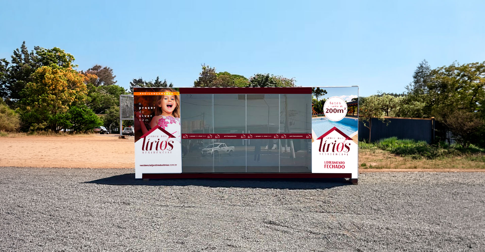 Identidade Visual e criação Campanha de Lançamento Jardim dos Lírios