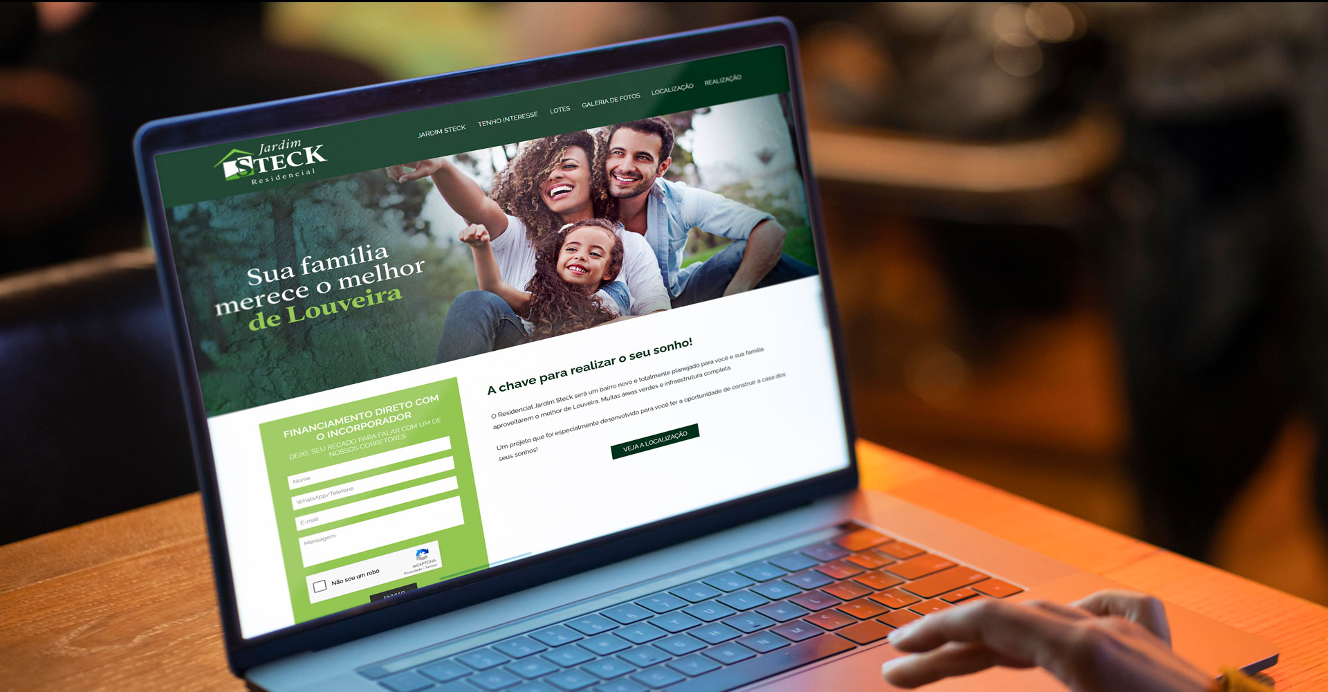 Identidade Visual e criação  Campanha de Lançamento Jardim Steck Louveira